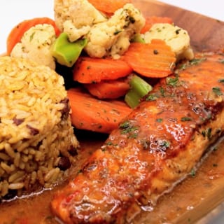 Tamarind Glaze Salmon
